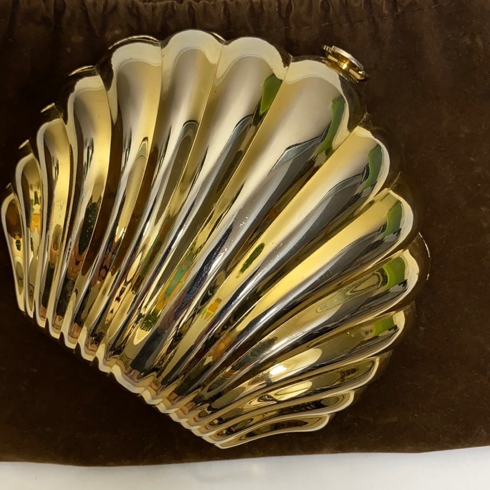 Vintage Metal Shell Evening Bag